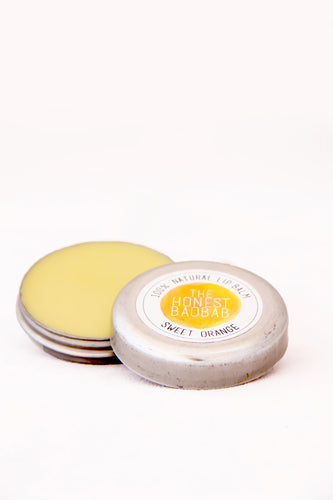 Super-moisturising Shea Butter & Beeswax Lip Balm - Sweet Orange